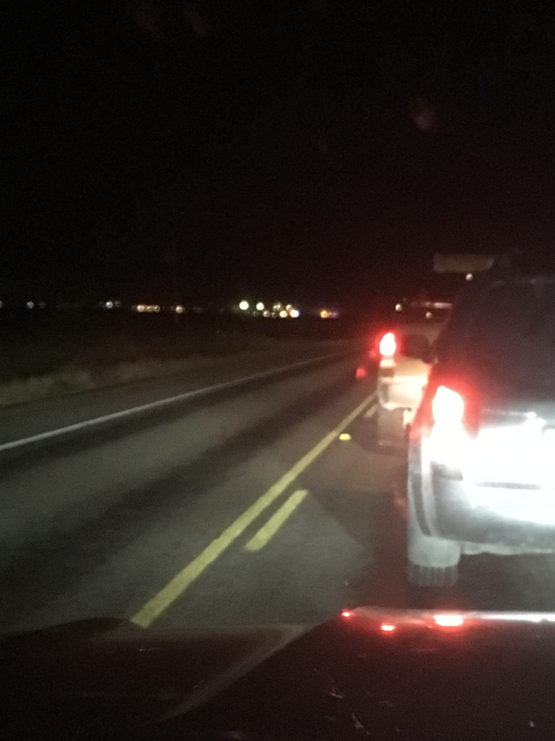 Big crash on the only road between Pecos and Fort Stockton